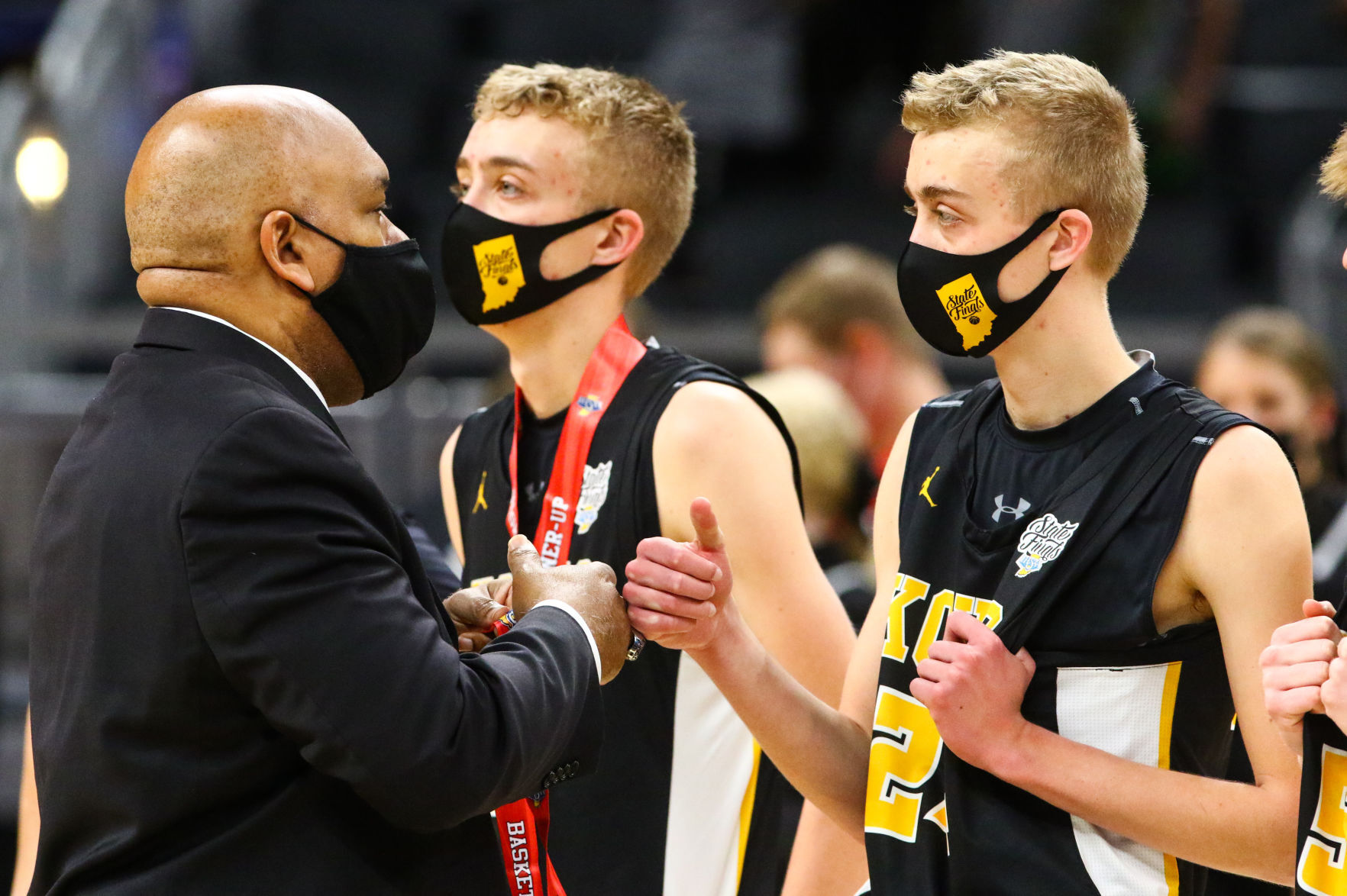 Gallery: Class A boys basketball state final: Kouts vs. Barr-Reeve